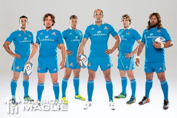La maglia dell'Italia di Rugby firmata adidas per il 2012