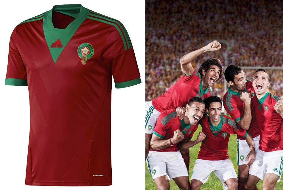 Le maglie del Marocco per la Coppa d'Africa 2013 adidas