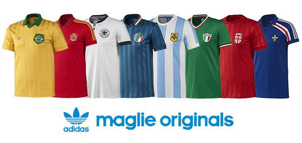 Le maglie vintage di adidas Originals per i Mondiali 2014